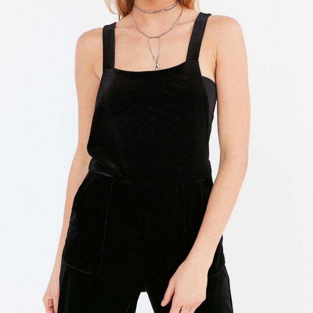 Urban Outfitters velvet overalls